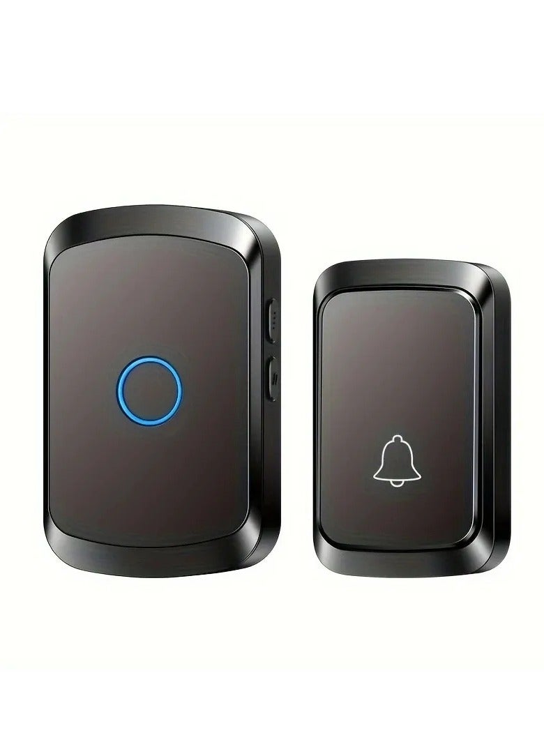 Wireless Smart Doorbell EU US UK Plug 300M Range 60 Ringtone Receiver Button Door Bell Chime Kits Smart Home Wireless Doorbell - Image 1