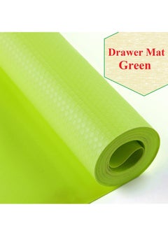 Generic 1 Roll Shelf Liner, Non Adhesive Cabinet Liner Mat, Waterproof Non Slip Eva Mat, Can Be Used for Fridge Drawers, Shelves, Cabinets, Storage, Kitchen, Rug Pad and Desks, (Green)  - Image 1