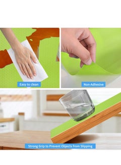 Generic 1 Roll Shelf Liner, Non Adhesive Cabinet Liner Mat, Waterproof Non Slip Eva Mat, Can Be Used for Fridge Drawers, Shelves, Cabinets, Storage, Kitchen, Rug Pad and Desks, (Green)  - Image 4