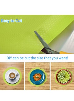 Generic 1 Roll Shelf Liner, Non Adhesive Cabinet Liner Mat, Waterproof Non Slip Eva Mat, Can Be Used for Fridge Drawers, Shelves, Cabinets, Storage, Kitchen, Rug Pad and Desks, (Green)  - Image 3