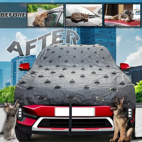 AUTOUNIKO Car Protection Cover from Dogs, Pets and Animal Complete Protection Dog Protection Car Cover for Both roof and Bonnet Attach Full (14ft) - Image 5