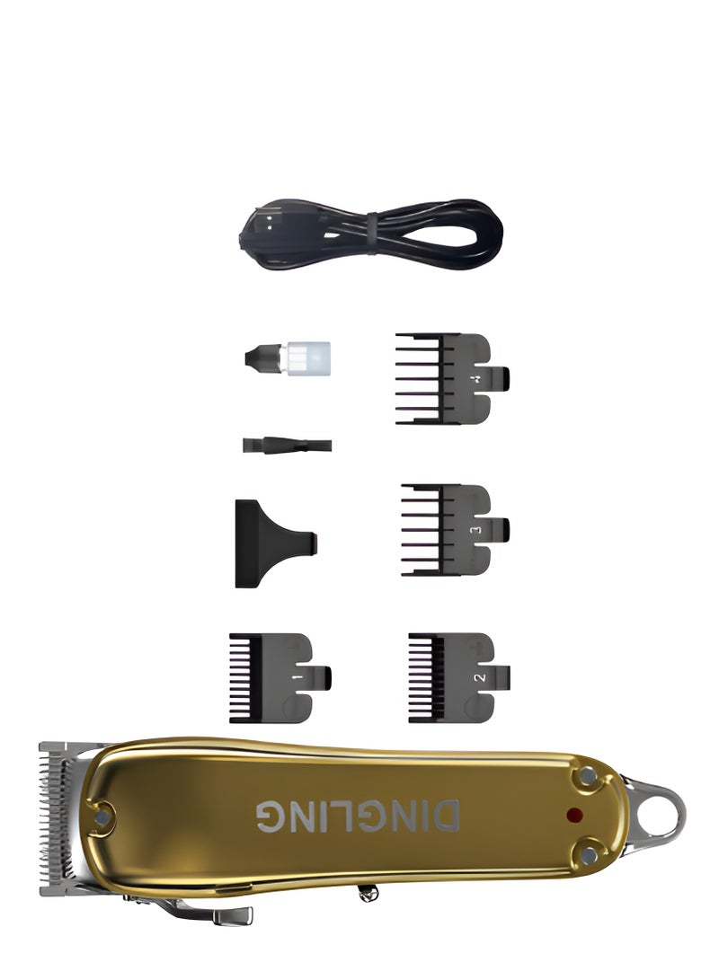 دينجلينج ماكينة قص الشعر الكهربائية من دينجلينج RF-1981، ماكينة تشذيب لاسلكية للرجال، ماكينة قص احترافية قابلة لإعادة الشحن - Image 4