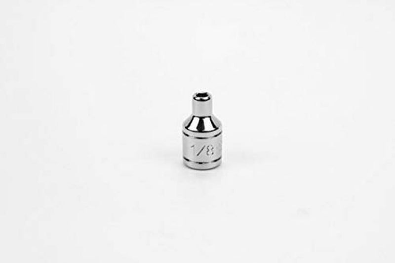 SK SK Tools USA 1/8", 6 Point, Standard Chrome Socket, 40906  - Image 1