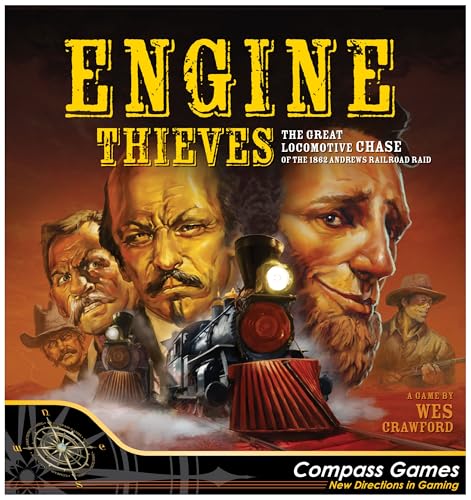 Compass Games Engine Thieves The Great Locomotive Chase Board Game for Adults 18 - Image 1