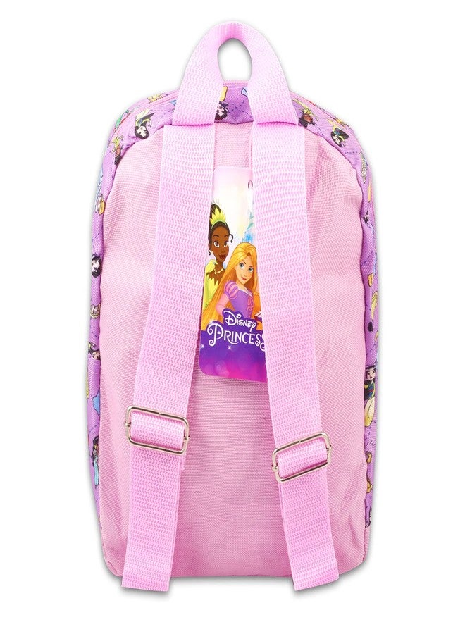 Fast Forward New York Disney Princess 10" Mini Backpack for Women - Canvas Purse Shoulder Bag | Mini Backpack for Adults, Teens - Image 2