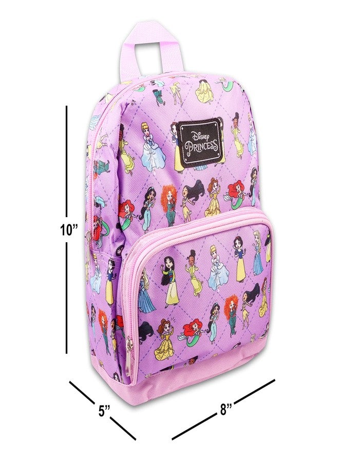 Fast Forward New York Disney Princess 10" Mini Backpack for Women - Canvas Purse Shoulder Bag | Mini Backpack for Adults, Teens - Image 3