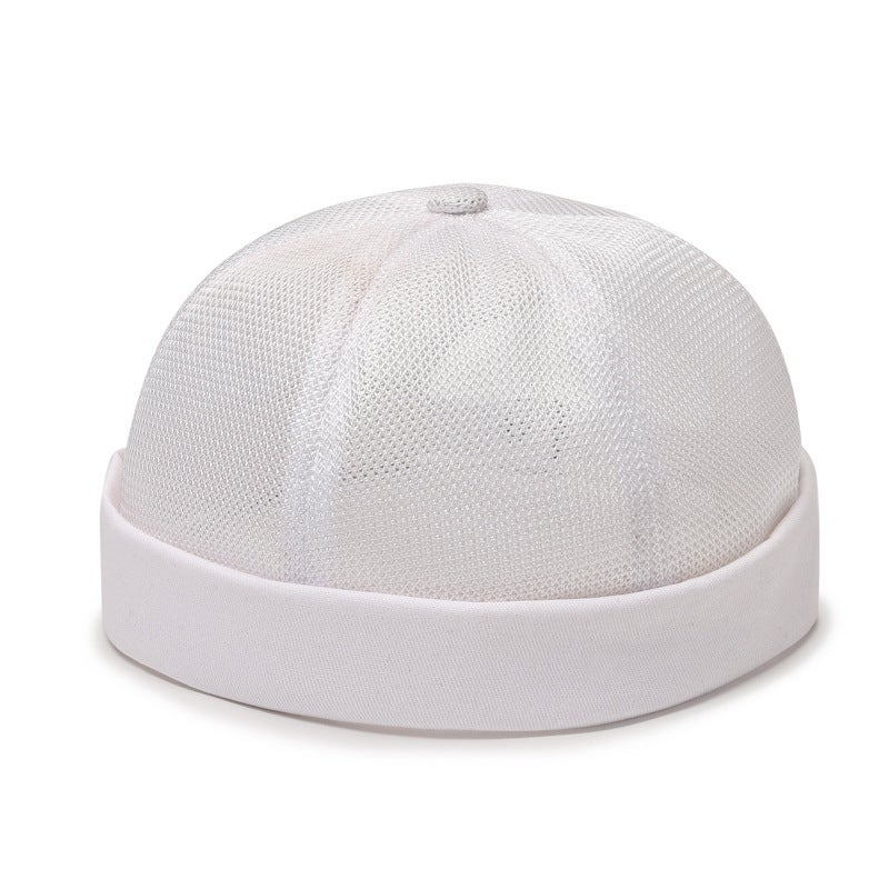 Summer Breathable Mesh Melon Cap Unisex Army Green  - Image 5