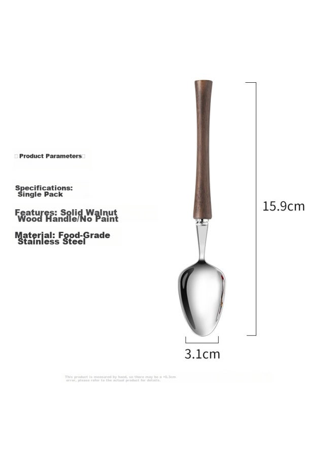 Wooden Muyi Pin Ya Walnut Wood Dessert Spoon (gift Box Set) - Image 4