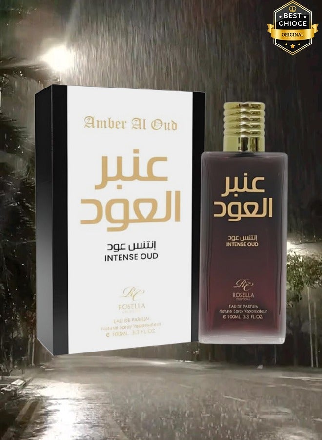 روزيلا 3 قطع عطر عنبر العود انتنس عود للجنسين 100 مل - Image 2
