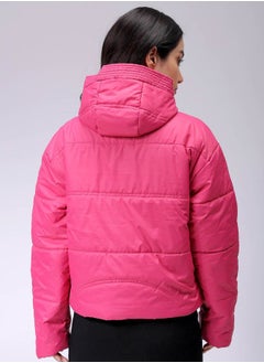 Freehand Women Relaxed Fit Solid Quilted Jacket  - Image 4