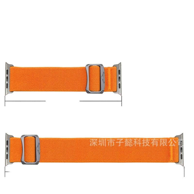 منتج لـ الاستخدام باللون أسود Apple Watch Nylon Smartwatch اليومي للساعة الذكية واستبدال السوار والرياضة وتغيير الإطلالة - Image 2