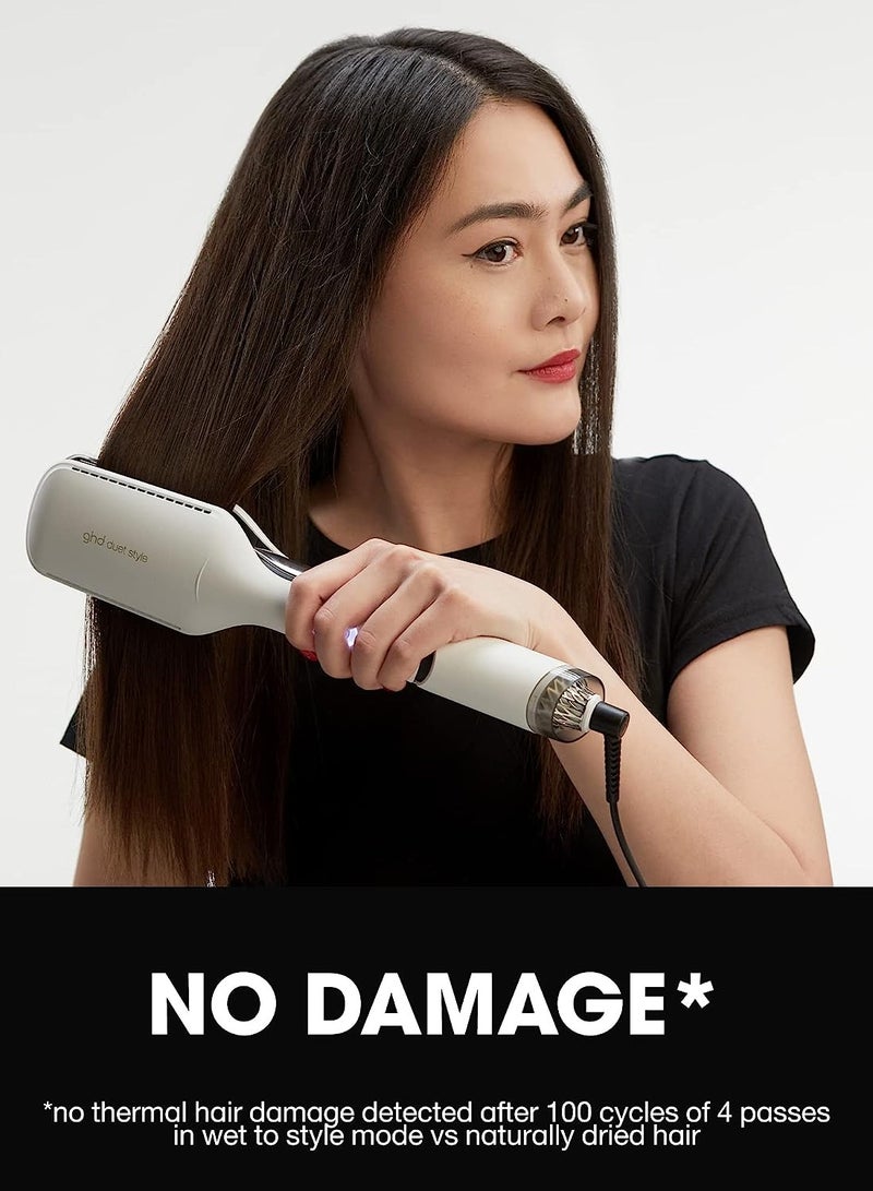 ghd جهاز تصفيف الشعر بالهواء الساخن 2 في 1 من Duet Style باللون الأبيض - Image 2