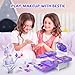 GORISPI Kids Makeup Sets for Girls 66pcs Real Cosmetic for Kids Toys with Mirror Princess Washable Girls Makeup Kit NonToxic Safe Brithday Gifts for 3 4 5 6 7 8 10 12 Years OldLight Purple - Image 4