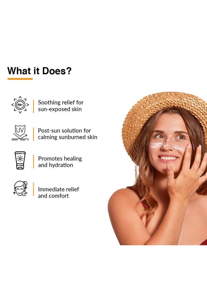 Fixderma Shadow Sun Burn Gel with 20% Aloe Vera Gel & Vitamin E | Ceramide Moisturizer | Dermatologist Tested Moisturizer for Face | Sunburn Cream for Face | Suitable for All Skin Types - 75gm - Image 5