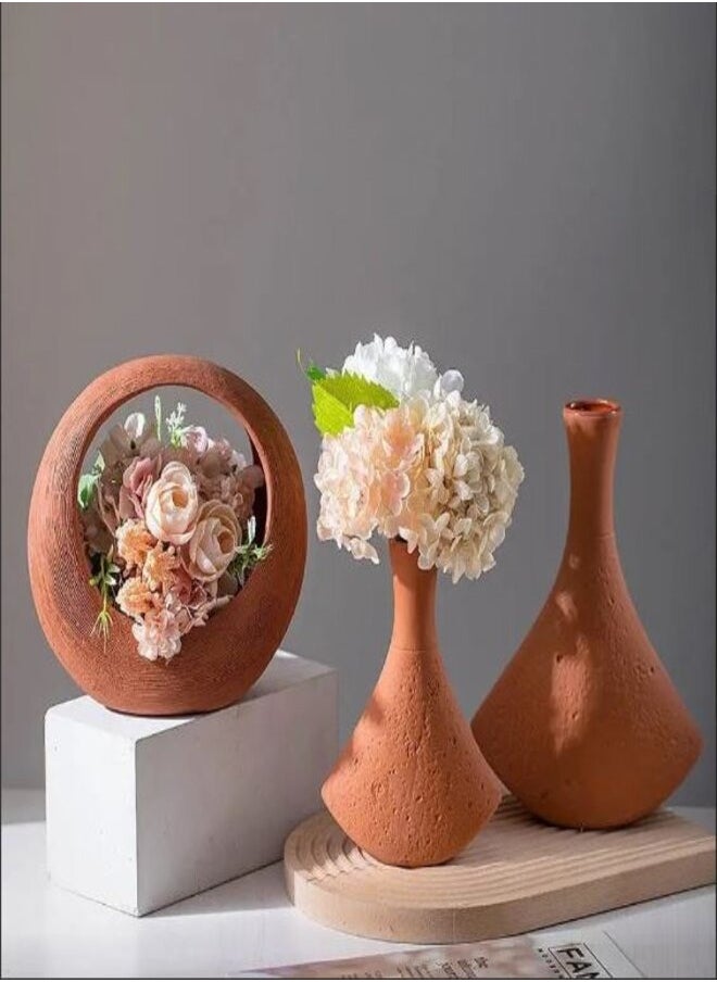 ماركة غير محددة - مزهرية فخار حجم كبير - Image 1