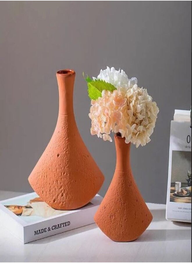 ماركة غير محددة - مزهرية فخار حجم كبير - Image 1