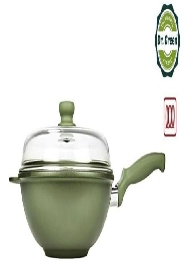 برايت ستون Risoli 32cm GreenStone Nonstick Induction Wok with Lid – Die-Cast Aluminum, Eco-Friendly, Made in Italy  - Image 2