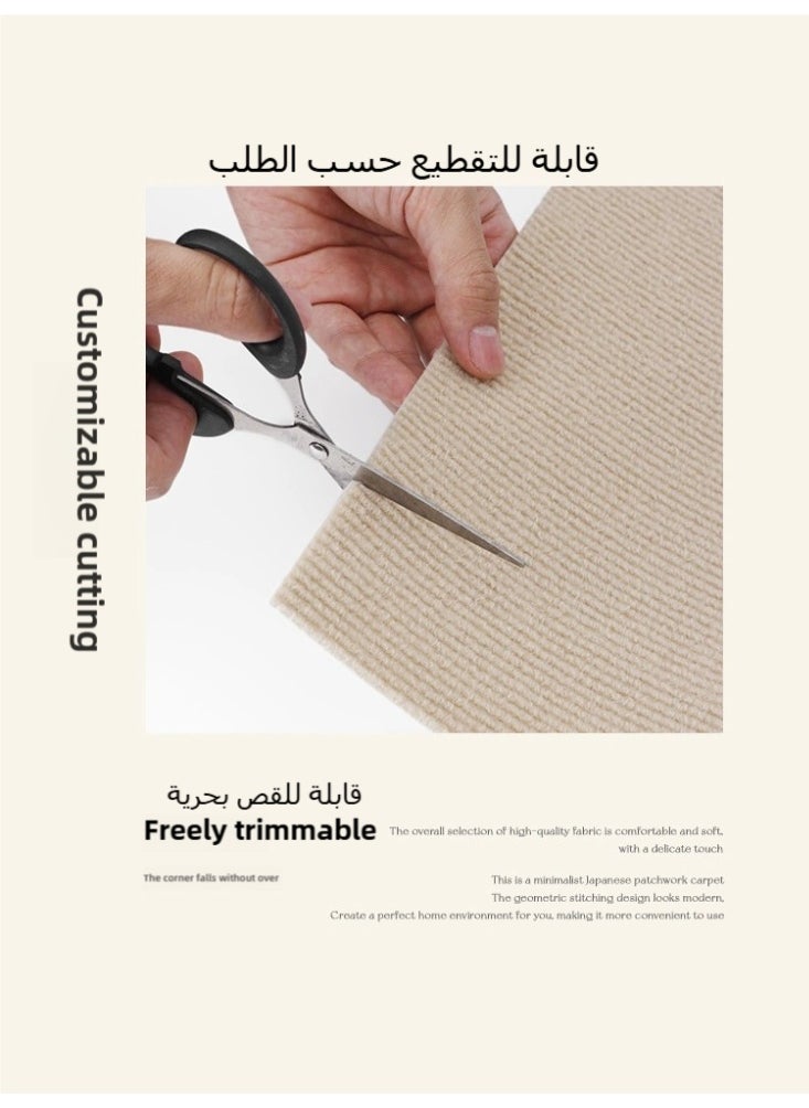 20 قطعة بلاط سجاد متشابك 30x30 سم لغرف النوم/الأطفال/المطبخ/الممرات – أرضيات قابلة للتخصيص مع قاعدة مانعة للانزلاق (مقاس كلي 120x150 سم) سجادة ارضية خارجية/فرشة ارضية غرفة نوم/سجاد ممرات