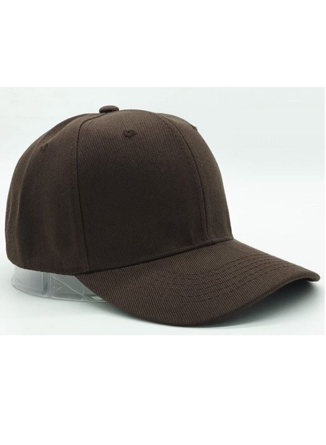 SARAOONT Classic Brown Polyester Baseball Cap - Adjustable Unisex Dad Hat for Running, Workouts, and Outdoor Activities  - Image 3