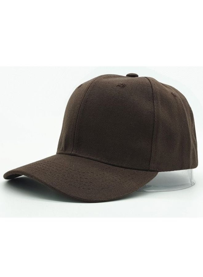 SARAOONT Classic Brown Polyester Baseball Cap - Adjustable Unisex Dad Hat for Running, Workouts, and Outdoor Activities  - Image 2