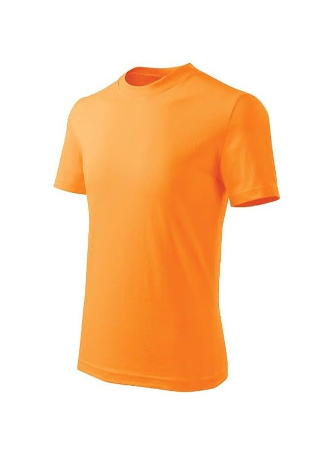PRINTSHOP4ME 10 pcs Adult Round Neck Combed Men's T Shirt 190 GSM Pure Cotton Basic Colors  - Image 4