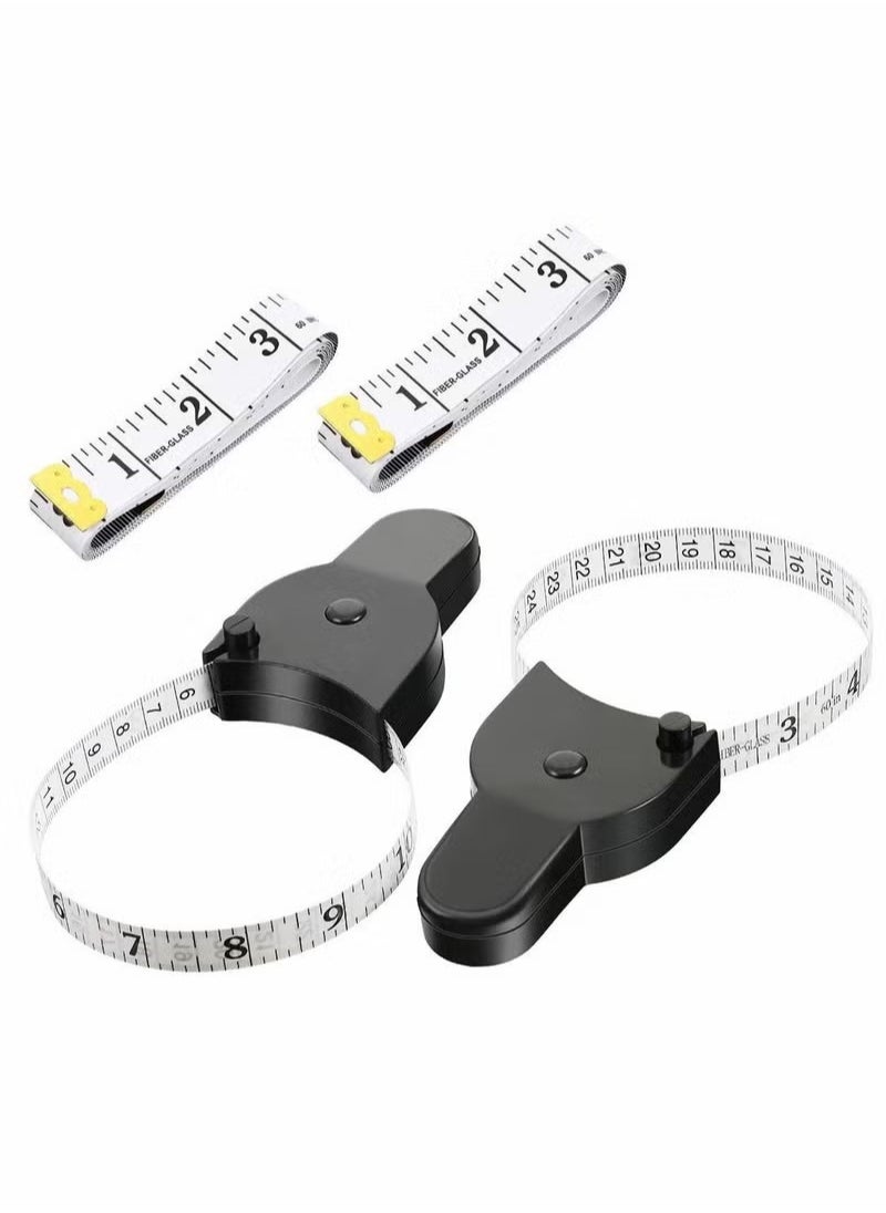 Generic - 4 Body Measuring Tape 60 Inch Tape Measure, Measuring Tape Tailor Retract Measuring Tape Ergonomic Design Measuring Tapes and Soft Tape Measure for Tailor and Body Measurement - Image 1
