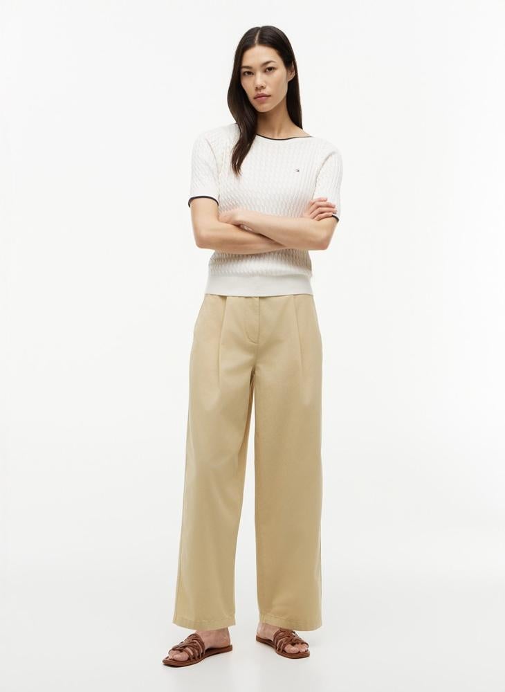 TOMMY HILFIGER Washed Barrel Leg Chinos - Image 4