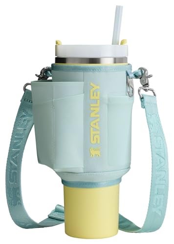 Stanley All Day Quencher Carry All for 40 oz Tumbler with Handle | Crossbody Bag with Phone Holder Pocket, Card Sleeve & Detachable Strap | Water Bottle Carrier Bag | BPA-Free | Mist - Image 1