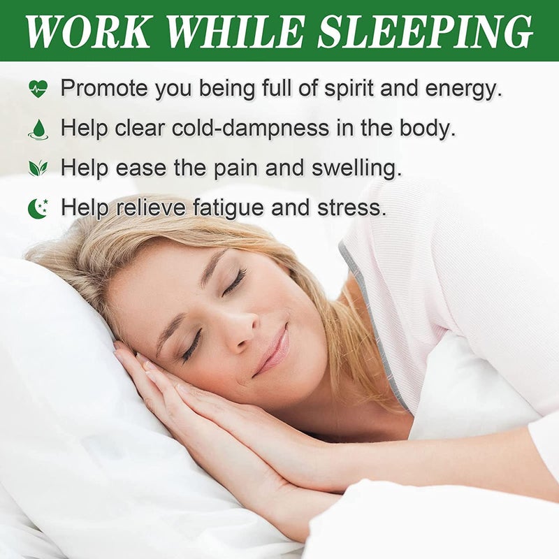 GROOTS لصقات القدم من سم النحل الفاخرة، لصقات إزالة السموم، لصقات تنظيف السموم، تخفيف الألم، لصقات نوم تخفيف التوتر لإزالة السموم، للرجال والنساء (1 صندوق = 10 لصقات) (عبوة من 5) - Image 5