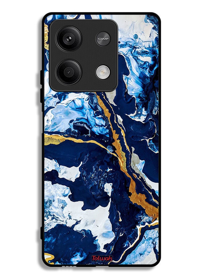 Tolwak Xiaomi Redmi Note 13 Protective Case Cover Glitch Texture Art - Image 1