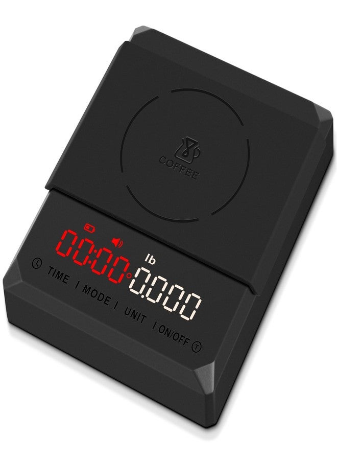 Fuzion Mini Coffee Scale with Timer - Espresso Scale Rechargeable 2kg x 0.1g Accuracy, 3-Mode Timer, LED Display, Digital Coffee Scale for Pour-Over, Espresso, Kitchen Use - Image 1