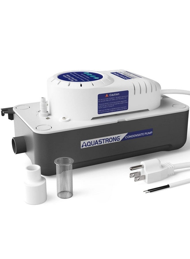 Aquastrong Aquastrong 1/38 HP 85 GPH HVAC Condensate Pump, 115V/230V, Automatic Safety Switch, AC Condensate Removal for Air Conditioner, Furnace, Dehumidifier, 3.3' Power Cord - Image 1