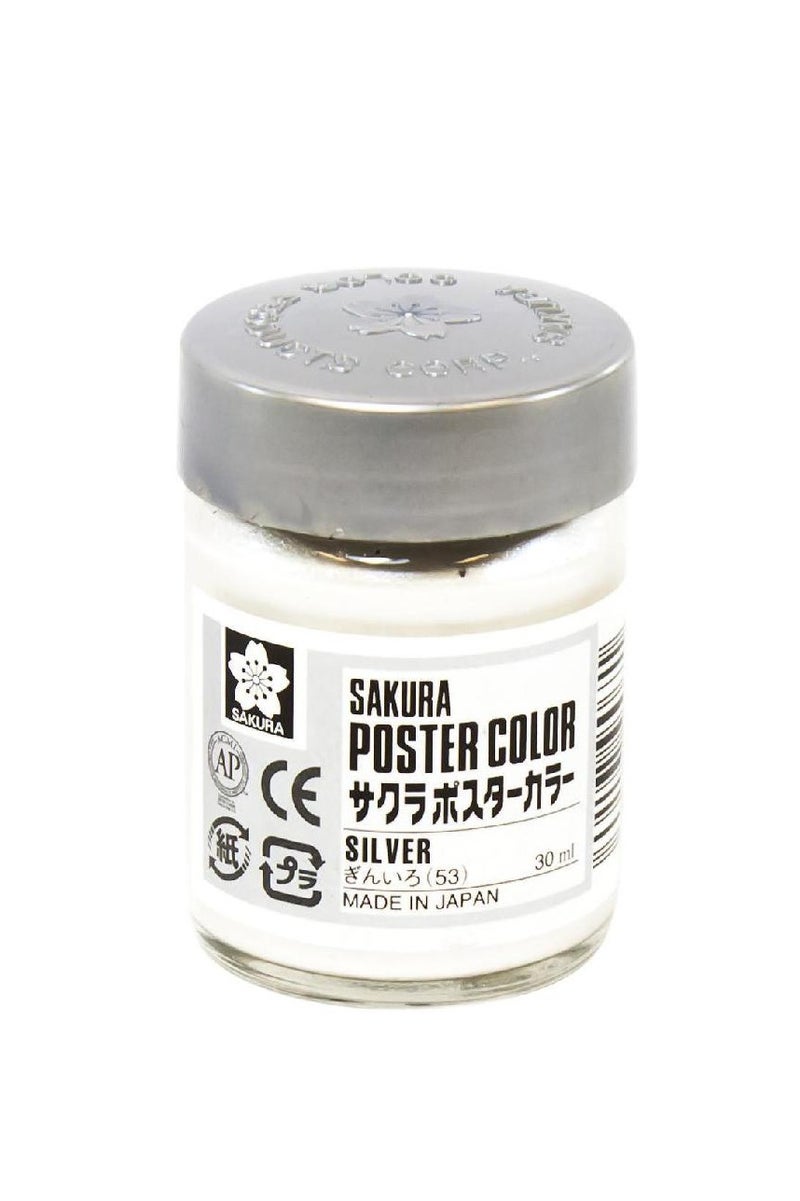 SAKURA Poster Color Silver30.00 ml