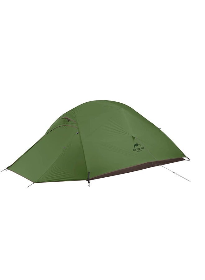 Naturehike Ultralight Cloud Up 3 Tent | 3-Person Camping Tent | Rectangular Tent | Size: 84.6 X 70.8 Inches | Portable, Waterproof, Lightweight | Color - Forest Green 