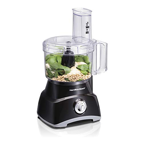 Hamilton Beach Food Processor Vegetable Chopper for Slicing Shredding Mincing and Puree 8 Cup Black - Image 1