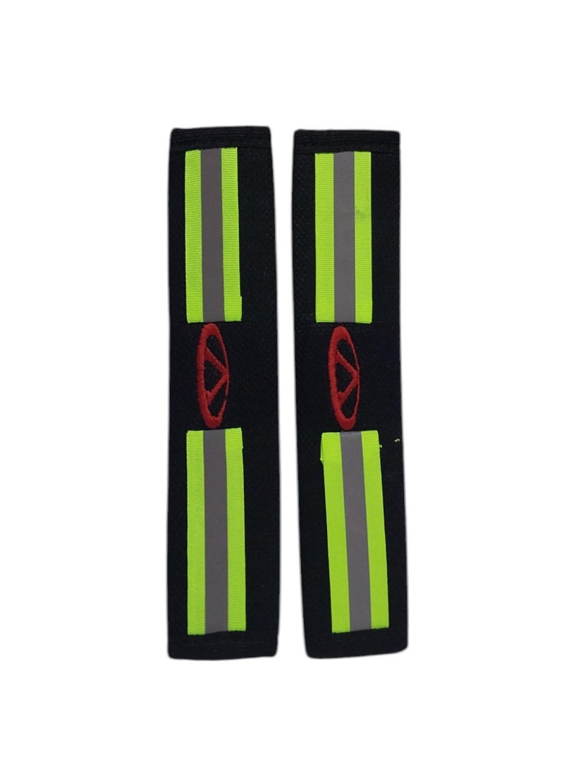 Phosphorescent seat belt decoration car logo on belt decoration - Image 1