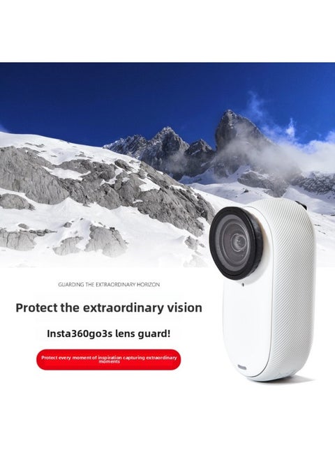 For Shadow Stone Insta360 GO 3s Lens Protective Mirror Anti-fog Anti-scratch Optical Glass Camera Protective Mirror-Color:Glass