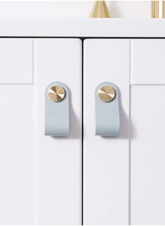 Y&D 6 Pieces Cabinet Handles, Drawer Modern Brass Knob with Screws for Home Office Handle Replacement, Kids Room Furniture Accessories (Light Green)  - Image 2