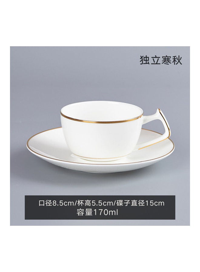 نيبمينينت طقم فناجين قهوة مع صحون أبيض