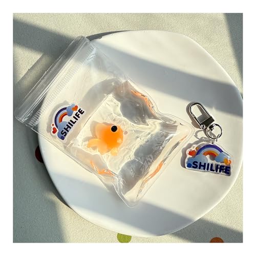 SHILIFE Taba SquishySqueeze ToysWater Sensitive FluidKawaii Squishies PVC Sensory ToysStress RelievingBirthdayChristmas GiftsCute Things for scenecore Sock Filling for Kids Teenage Adults Fish - Image 1