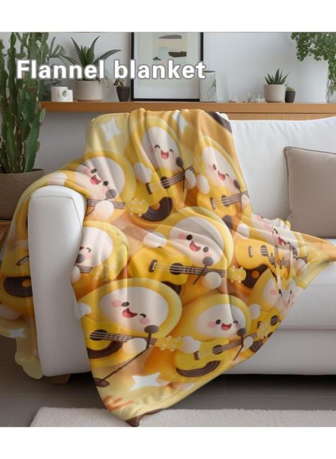 general Wisdom Fairy (latest) flannel thin blanket (warm and comfortable, suitable for sleep, game use, dust and sandproof) 150cm*200cm - 82 - Image 4