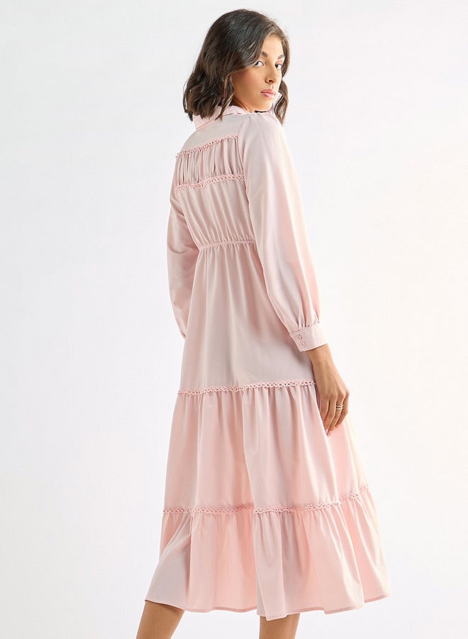 Splash FAV Tiered Cotton Dress - Image 3