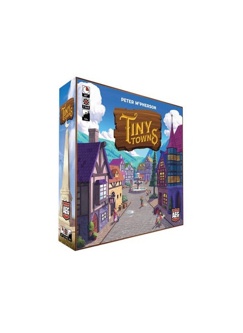 Tiny Towns Award Winning Board Game Base Set 1 6 Players 45 60 Min Play Time Strategy Board Game For Ages 14 And Up Cleverly Plan & Construct A Thriving Town Alderac Entertainment Group (Aeg)