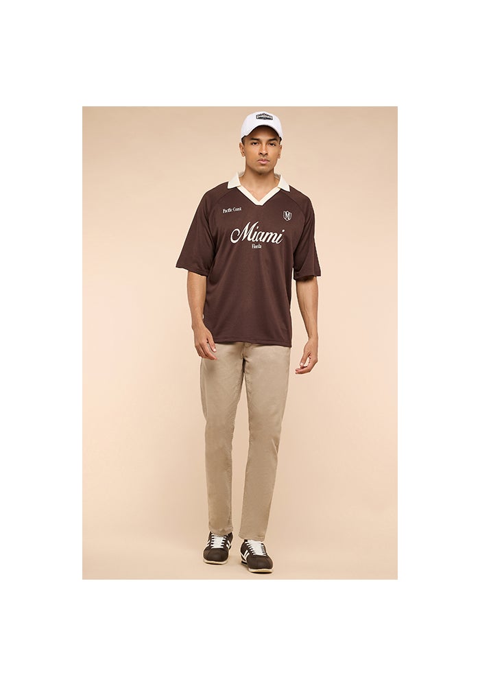 R&B Printed Polo T-Shirt with Short Sleeves - Image 3