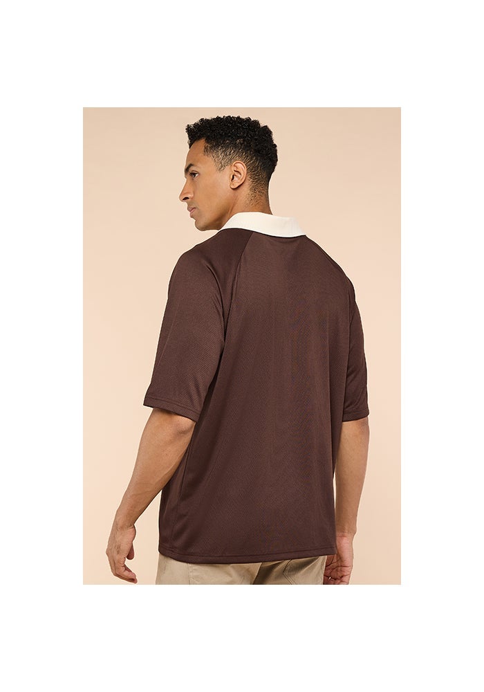 R&B Printed Polo T-Shirt with Short Sleeves - Image 5