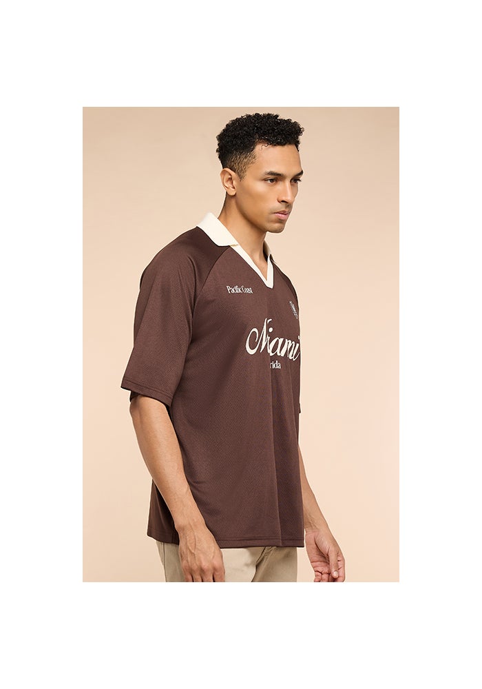 R&B Printed Polo T-Shirt with Short Sleeves - Image 4