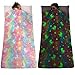 TANOSHII Kids Sleeping Bags Glow in The Dark Slumber Bag for Kids Toddler Nap Mat with Pillow and Blanket for Sleepover Daycare Preschool 62 x 28 Unicorn - Image 3