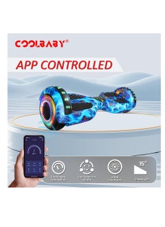 Cool Baby 6.5-inch Smart Self-Sliding Two-Wheel Scooter with LED Lights  - Image 3