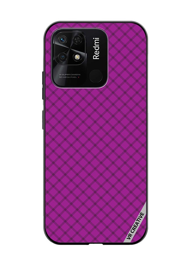 VR CREATIVE Protective Case Cover For Xiaomi Redmi 10C Checks Color Square Geometric Texture Design Multicolour - Image 1