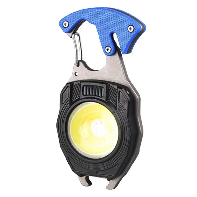 Portable Keychain Flashlight with Emergency Tools W5147 Blue W5147 Blue